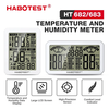 HABOTEST HT682/HT683 LCD Digital Hygrometer with Stand Base Thermometer Weather Station Mini Thermometer Living Room Tem